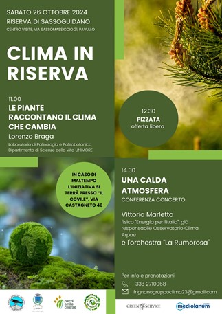 26 Ottobre 2024 CLIMA IN RISERVA